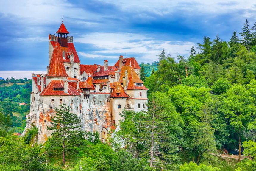 The medieval Castle of Bran known for the myth of Dracula